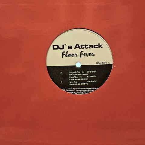 DJ's Attack – Floor Fever LP PLAK