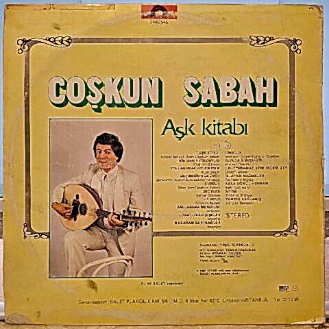 Coşkun Sabah – Aşk Kitabı LP PLAK
