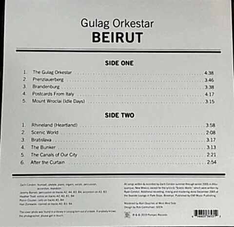 Beirut – Gulag Orkestar LP PLAK