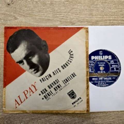 Alpay, Yalçın Ateş Orkestrası – Bekle Aynı İskelede / Aşk Rüyası 45LİK PLAK