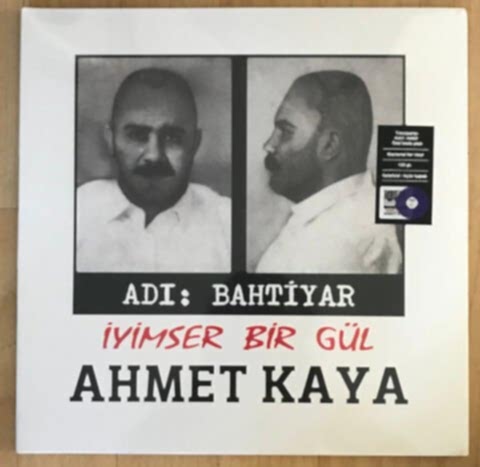 Ahmet Kaya – Adı: Bahtiyar - İyimser Bir Gül LP PLAK RENKLİ PLAK MAVİ