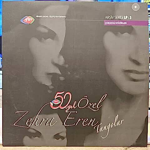 Zehra Eren – Tangolar (TRT 50. Yıl Özel) Çoksesli Müzikler LP PLAK